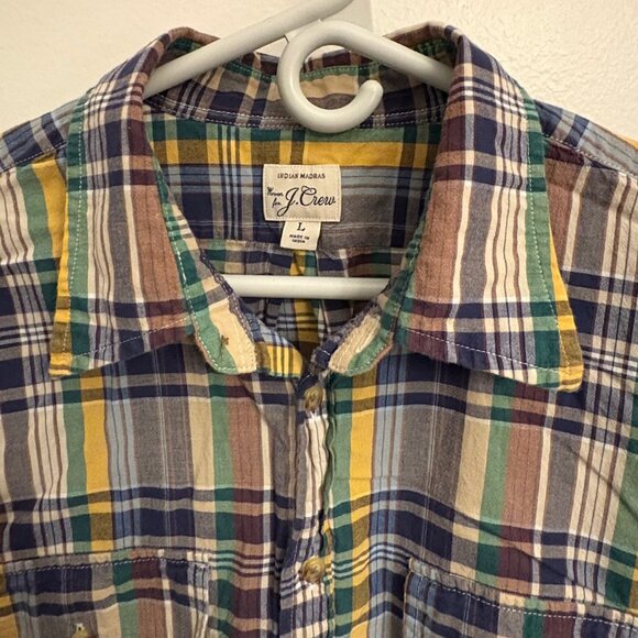 Two-pocket workshirt in Indian madras by J.Crew - Picture 1 of 3